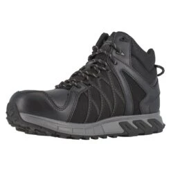 Men's Reebok Trailgrip Work AT Waterproof -Boots Sale Store 2 650 reebok trailgrip work at waterproof black gray