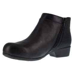 Women's Rockport Works Carly Alloy Toe -Boots Sale Store 2 650 rockport works carly alloy toe black