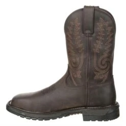 Men's Rocky 11" Original Ride FLX Steel Toe Waterproof Boots -Boots Sale Store 2 650 rocky 11 orignal ride flx steel toe waterproof dark brown