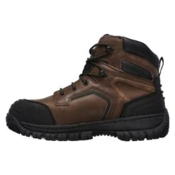 Men's Skechers Work Onkin Steel Toe Waterproof Boots -Boots Sale Store 2 650 skechers work onkin steel toe waterproof dark brown