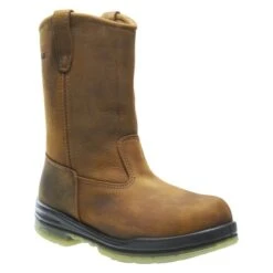 Men's Wolverine 10" Durashocks Wellington 200G Steel Toe Waterproof Boots -Boots Sale Store 2 650 wolverine 10 durashocks wellington 200g steel toe waterproof brown