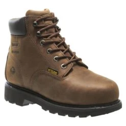 Men's Wolverine 6" McKay Steel Toe Waterproof Boots -Boots Sale Store 2 650 wolverine 6 mckay steel toe waterproof brown