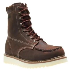 Men's Wolverine 8" Loader Steel Toe Boots -Boots Sale Store 2 650 wolverine 8 loader steel toe brown