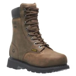 Men's Wolverine 8" McKay Steel Toe Waterproof Boots -Boots Sale Store 2 650 wolverine 8 mckay steel toe waterproof brown