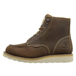 Men's Carhartt 6" Moc Toe Wedge Waterproof Boots -Boots Sale Store 3 1001 carhartt 6 moc toe wedge waterproof dark bison brow