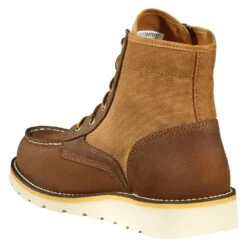 Men's Carhartt 6" Wedge Moc Toe Boots -Boots Sale Store 3 1001 carhartt 6 wedge moc toe boots brown leather tan duck