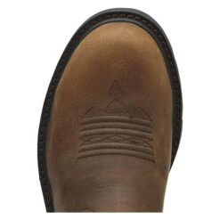 Men's Ariat 10" Groundbreaker Pull-On Steel Toe Boots -Boots Sale Store 3 650 ariat 10 groundbreaker pull on steel toe brown