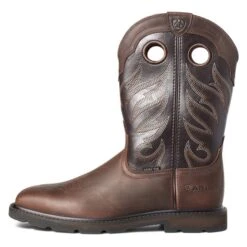 Men's Ariat Groundwork Wide Square Toe Steel Toe Boots -Boots Sale Store 3 650 ariat groundwork wide square toe steel toe boots brown bitter brown