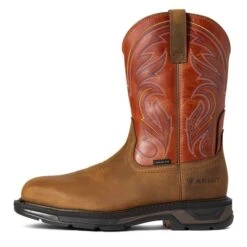 Men's Ariat Workhog XT Cottonwood Carbon Toe Boots -Boots Sale Store 3 650 ariat workhog xt cottonwood carbon toe boots dark earth brick