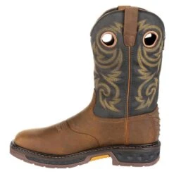 Men's Georgia 11" Carbo-Tec LT Pull-On Square Toe Waterproof Boots -Boots Sale Store 3 650 georgia 11 carbo tec lt pull on square toe waterproof brown black