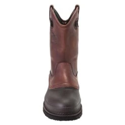 Men's Georgia 11" Mud Dog Comfort Core Pull-On Steel Toe Boots -Boots Sale Store 3 650 georgia 11 mud dog comfort core pull on steel toe soggy brown