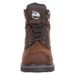 Men's Georgia 6" Brookville Steel Toe Waterproof Boots -Boots Sale Store 3 650 georgia 6 brookville steel toe waterproof dark brown