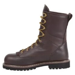 Men's Georgia 8" Low-Heel Logger Steel Toe EH Waterproof Boots -Boots Sale Store 3 650 georgia 8 low heel logger steel toe eh waterproof chocolate