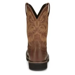 Men's Justin Original Work Boots 11" Handler Square Toe Composite Toe -Boots Sale Store 3 650 justin original work boots 11 handler square toe composite toe tan tail