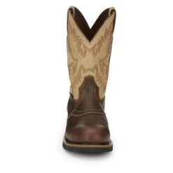 Men's Justin Original Work Boots 11" Superintendent Steel Toe -Boots Sale Store 3 650 justin original work boots 11 superintendent steel toe waxy brown sawdust
