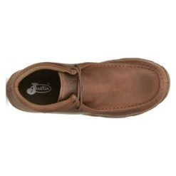 Men's Justin Original Work Boots 4" Round Mocc Alloy Toe -Boots Sale Store 3 650 justin original work boots 4 round mocc alloy toe brown