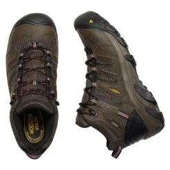 Men's Keen Utility 6" Lansing Mid Steel Toe Waterproof Boots -Boots Sale Store 3 650 keen utility 6 lansing mid steel toe waterproof cascade brown shitake