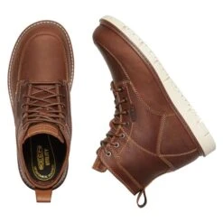 Men's Keen Utility 6" San Jose Boots -Boots Sale Store 3 650 keen utility 6 san jose gingerbread off white