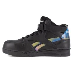 Women's Reebok BB4500 High Top Work Sneaker Composite Toe -Boots Sale Store 3 650 reebok bb4500 high top work sneaker composite toe black holographic spectrum
