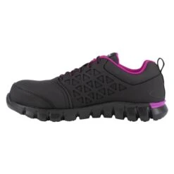 Women's Reebok Sublite Cushion Work Composite Toe Boots -Boots Sale Store 3 650 reebok sublite cushion work composite toe boots black pink