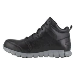 Men's Reebok Sublite Cushion Work Mid Alloy Toe Boots -Boots Sale Store 3 650 reebok sublite cushion work mid alloy toe black