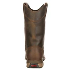 Men's Rocky 11" Aztec Pull-On Steel Shank Waterproof Boots 11 Men's Rocky 11" Aztec Pull-On Steel Shank Waterproof Boots -Boots Sale Store 3 650 rocky 11 aztec pull on steel shank waterproof brown