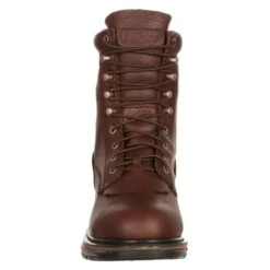 Men's Rocky 8" Original Ride Lacers Steel Toe Waterproof Boots -Boots Sale Store 3 650 rocky 8 original ride lacers steel toe waterproof bridle brown