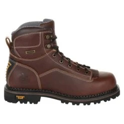 Men's Georgia 6" Low-Heel Logger Waterproof Boots -Boots Sale Store 4 650 georgia 6 low heel logger waterproof brown