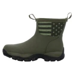 Men's Georgia 8" Patriotic Rubber Waterproof Boots -Boots Sale Store 4 650 georgia 8 patriotic rubber waterproof boots olive