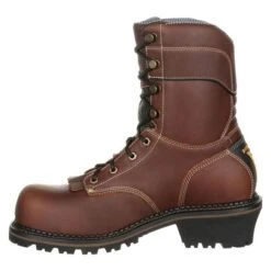 Men's Georgia AMP LT Logger Composite Toe Waterproof Boots -Boots Sale Store 4 650 georgia amp lt logger composite toe waterproof brown