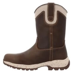 Women's Georgia Eagle Trail Alloy Toe Waterproof Pull-On Work Boots 13 Women's Georgia Eagle Trail Alloy Toe Waterproof Pull-On Work Boots -Boots Sale Store 4 650 georgia eagle trail alloy toe waterproof pull on work boots brown