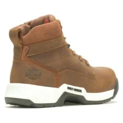 Men's Harley Davidson Footwear Dowden Composite Toe Side-Zip Waterproof EH Boots -Boots Sale Store 4 650 harley davidson footwear dowden composite toe side zip waterproof eh boots brown