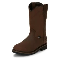 Men's Justin Original Work Boots 10" Drywall Round Toe Waterproof -Boots Sale Store 4 650 justin original work boots 10 drywall round toe waterproof wyoming peanut