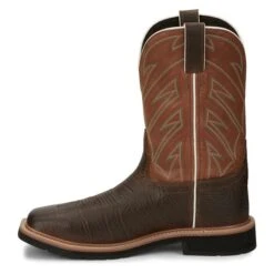 Men's Justin Original Work Boots 11" Electrician Square Toe Steel Toe -Boots Sale Store 4 650 justin original work boots 11 electrician square toe steel toe parched orange