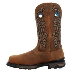 Men's Rocky Carbon 6 Western Carbon Toe Waterproof Boots -Boots Sale Store 4 650 rocky carbon 6 western carbon toe waterproof boots brown and tan