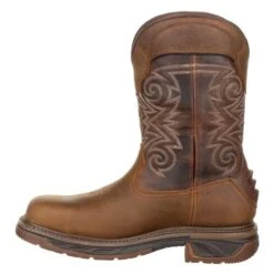 Men's Rocky Iron Skull Composite Toe Waterproof Boots -Boots Sale Store 4 650 rocky iron skull composite toe waterproof brown