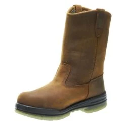 Men's Wolverine 10" Durashocks Wellington 200G Steel Toe Waterproof Boots -Boots Sale Store 4 650 wolverine 10 durashocks wellington 200g steel toe waterproof brown