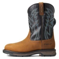 Men's Ariat Workhog XT BOA Composite Toe Boots -Boots Sale Store 5 650 ariat workhog xt boa composite toe boots aged bark black
