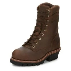 Men's Chippewa Boots 9" SUPER DNA 400G Steel Toe Waterproof -Boots Sale Store 5 650 chippewa boots 9 super dna 400g steel toe waterproof tan