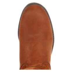 Men's Georgia 11" Suspension Heel Pull-On Steel Toe Boots -Boots Sale Store 5 650 georgia 11 suspension heel pull on steel toe oily chocolate