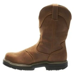 Men's Wolverine 10" Anthem Wellington Steel Toe Waterproof Boots -Boots Sale Store 5 650 wolverine 10 anthem wellington steel toe waterproof brown