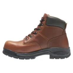 Men's Wolverine 6" Harrison Steel Toe Boots -Boots Sale Store 5 650 wolverine 6 harrison steel toe brown1