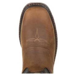 Men's Georgia 11" Carbo-Tec LT Pull-On Square Toe Waterproof Boots -Boots Sale Store 6 650 georgia 11 carbo tec lt pull on square toe waterproof brown black