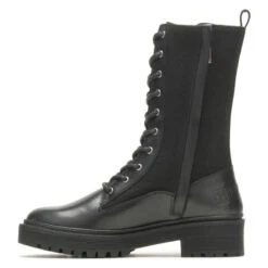 Women's Harley Davidson Footwear 9" Valene Canvas Side-Zip Boots -Boots Sale Store 6 650 harley davidson footwear 9 valene canvas side zip boots black