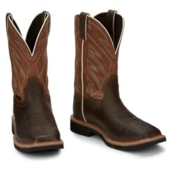 Men's Justin Original Work Boots 11" Electrician Square Toe Steel Toe -Boots Sale Store 6 650 justin original work boots 11 electrician square toe steel toe parched orange