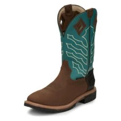 Men's Justin Original Work Boots 12" Derrickman Steel Toe Waterproof 18 Men's Justin Original Work Boots 12" Derrickman Steel Toe Waterproof -Boots Sale Store 6 650 justin original work boots 12 derrickman steel toe waterproof peanut wyoming turquoise crunch