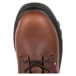 Men's Rocky 6" Rams Horn Work Waterproof Boots -Boots Sale Store 6 650 rocky 6 rams horn work waterproof dark brown
