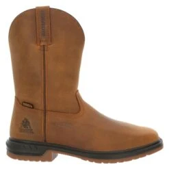 Men's Rocky Worksmart Western Met Guard Composite Toe Waterproof Boots -Boots Sale Store 6 650 rocky worksmart western met guard composite toe waterproof boots brown