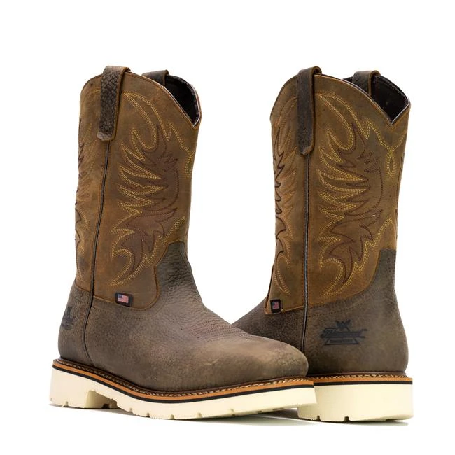 Men's Thorogood American Heritage Square Toe Wellington Steel Toe Boots 9 Men's Thorogood American Heritage Square Toe Wellington Steel Toe Boots - Image 7