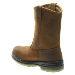 Men's Wolverine 10" Durashocks Wellington 200G Steel Toe Waterproof Boots -Boots Sale Store 6 650 wolverine 10 durashocks wellington 200g steel toe waterproof brown